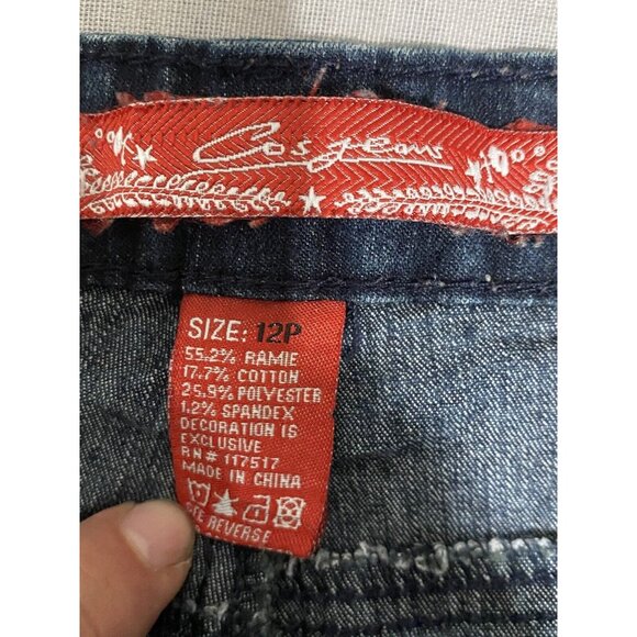 Cos Jeans bootcut medium wash vintage look Women’s Size 12P - Picture 6 of 8